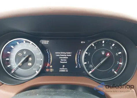 2021 Maserati Ghibli S Granlusso z USA, uszkodzony, nr VIN ZAM57YSL1M1362065